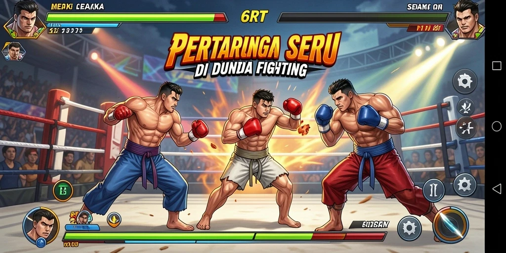 Gameplay Fighting yang mendebarkan di 6RT.