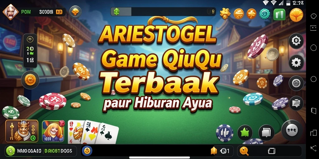 Tampilan menarik saat bermain QiuQiu di ARIESTOGEL
