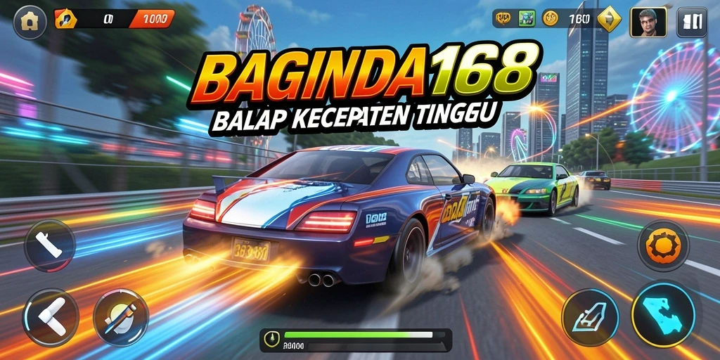 Gameplay seru di BAGINDA168 dengan balapan mendebarkan.