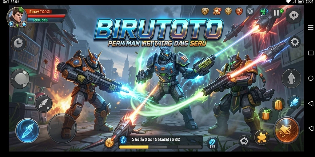 Screenshot BIRUTOTO menampilkan strategi gameplay yang mendebarkan.