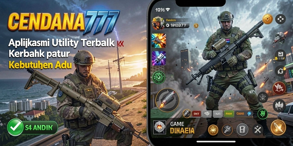 Tampilan antarmuka CENDANA777 yang intuitif dan menarik untuk keperluan Utility.