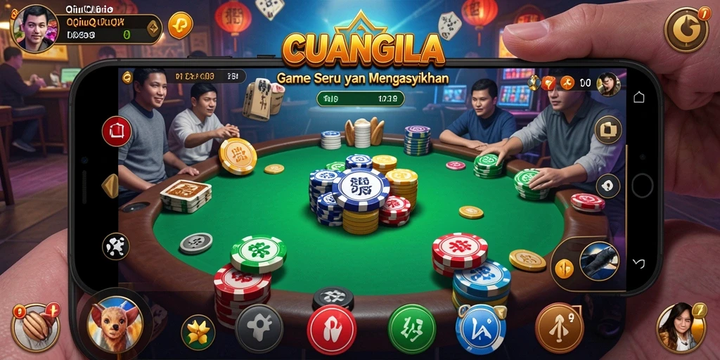 Tampilan gameplay menarik dari CUANGILA dengan grafis QiuQiu.