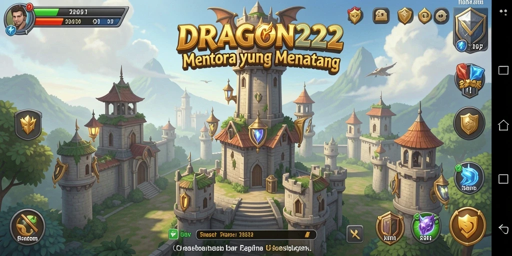 Tangkapan layar DRAGON222 menampilkan aksi seru dalam Tower Defense.