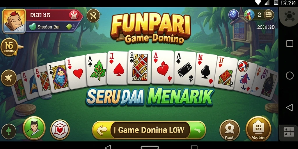 Gameplay Domino yang seru dan menarik di FUNPARI.