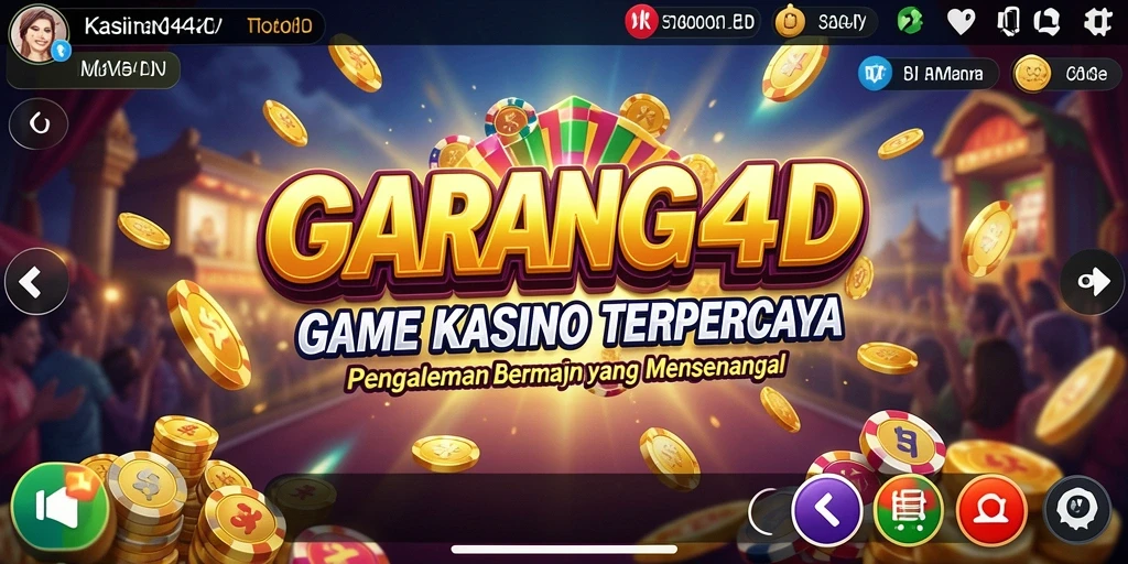 Tampilan grafis menarik dari gameplay Kasino GARANG4D.