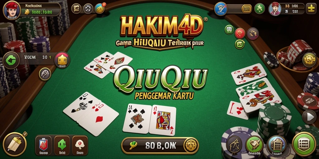 Gameplay QiuQiu seru dengan antarmuka menarik di HAKIM4D.