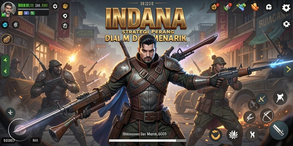 Tampilan gameplay seru dan menantang di INDAAA.