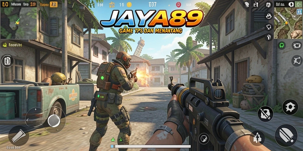 Tangkapan layar menampilkan aksi seru dalam gameplay TPS JAYA89.