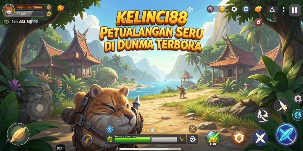 Tampilan gameplay <strong>KELINCI88</strong> yang seru dan penuh petualangan.