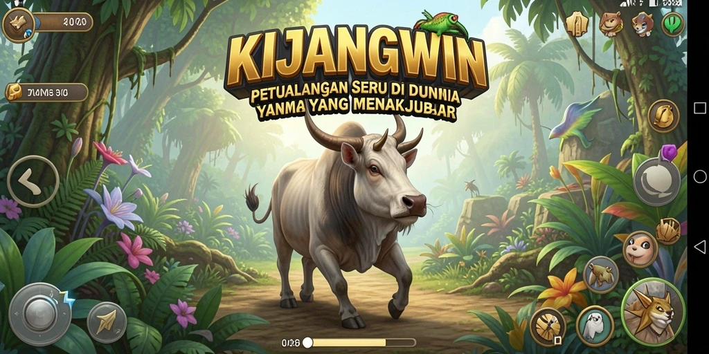 Screenshot gameplay KIJANGWIN menampilkan aksi seru dalam petualangan.