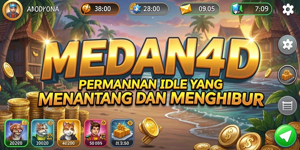 Tampilan gameplay Idle yang seru dan menarik di MEDAN4D.