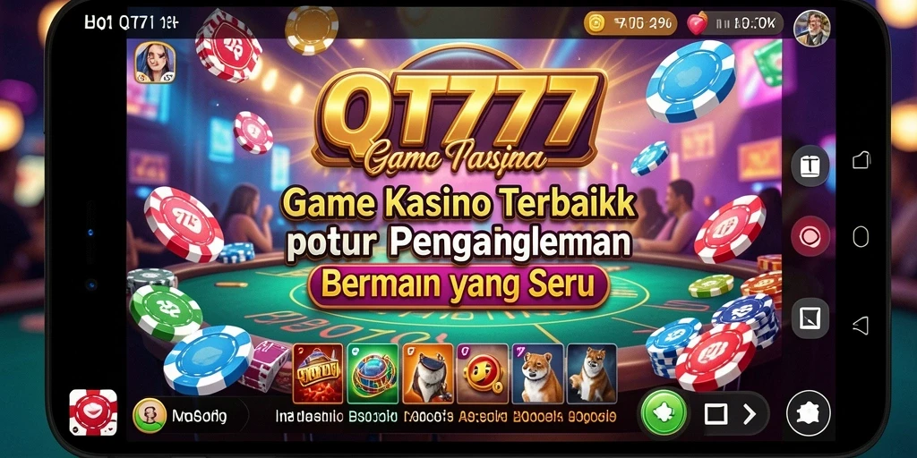 Tampilan menarik dari gameplay Kasino QT777 yang memikat.