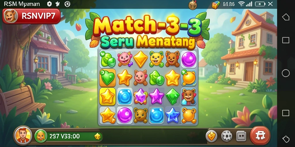 Gameplay seru RSNVIP7 yang penuh warna.