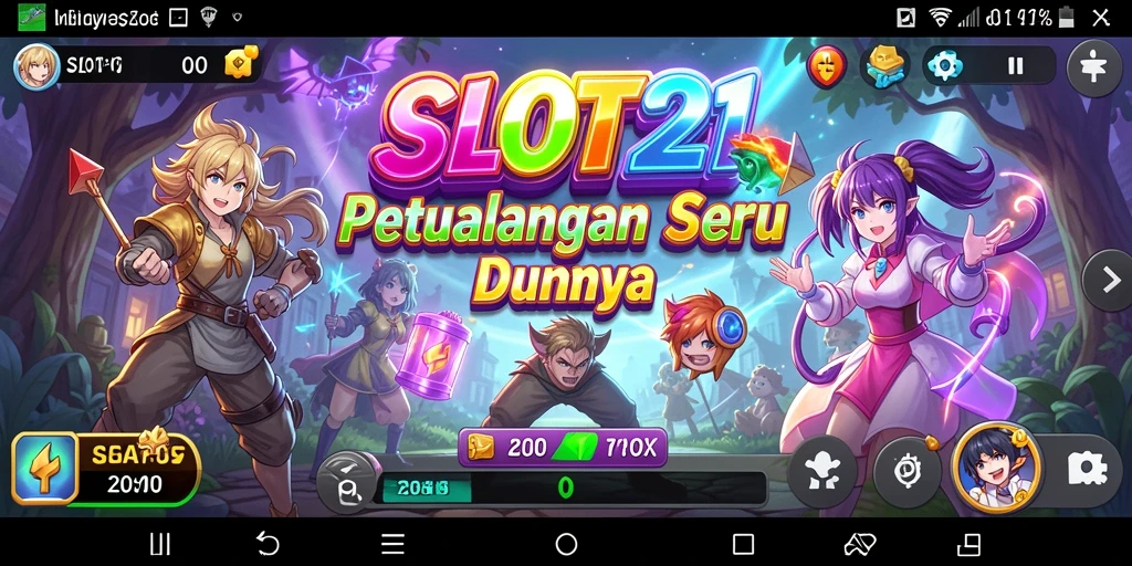 Tampilan gameplay SLOT21 yang memikat dengan karakter Anime yang menawan.