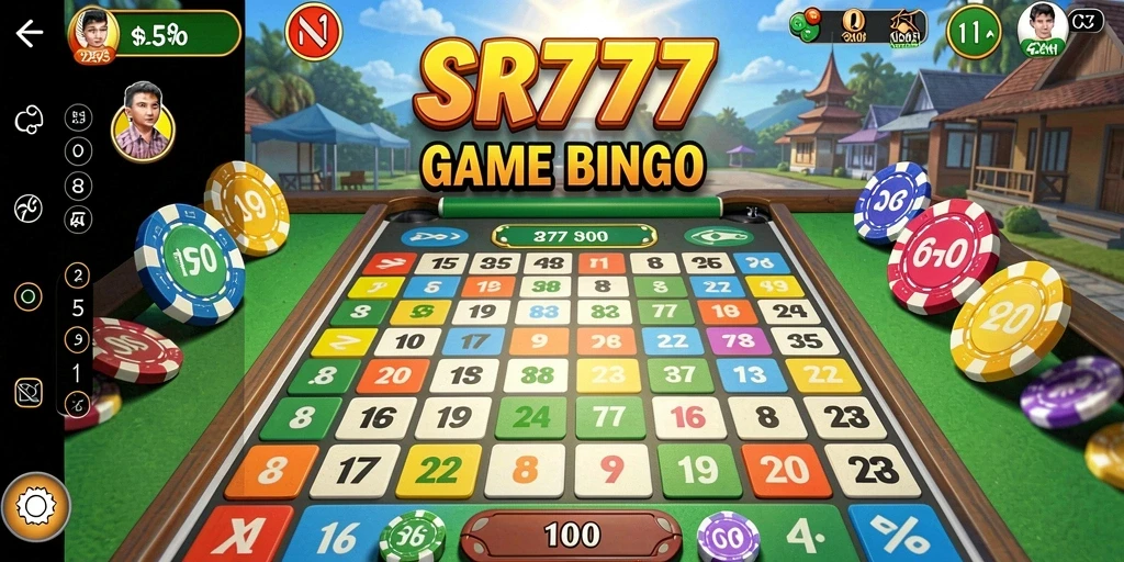 Tampilan gameplay Bingo yang seru dan interaktif di SR777.